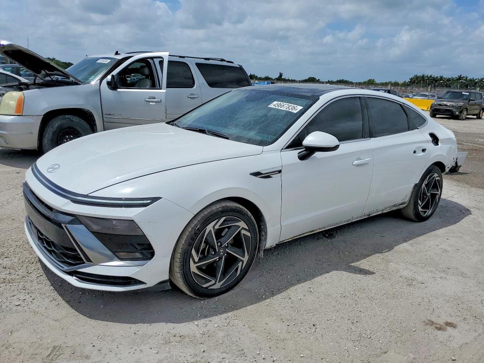 2024 Hyundai Sonata VIN KMHL14JA6RA355489 COPART salvage auction — REAR END, Fl - Cert Of Title Slvg Rebuildable, sold $9,000 on 2026-07-08 (photo 1)