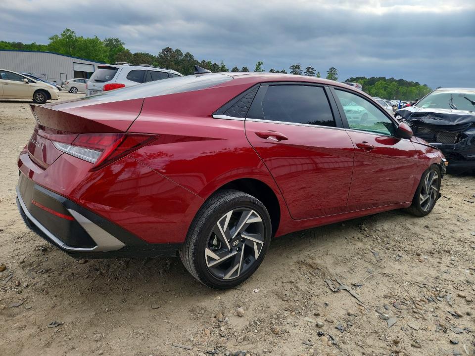 2025 Hyundai Elantra VIN KMHLS4DGXSU978468 COPART salvage auction — SIDE, VA - CERT OF TITLE - SALVAGE, sold $125 on 2026-07-21 (photo 3)