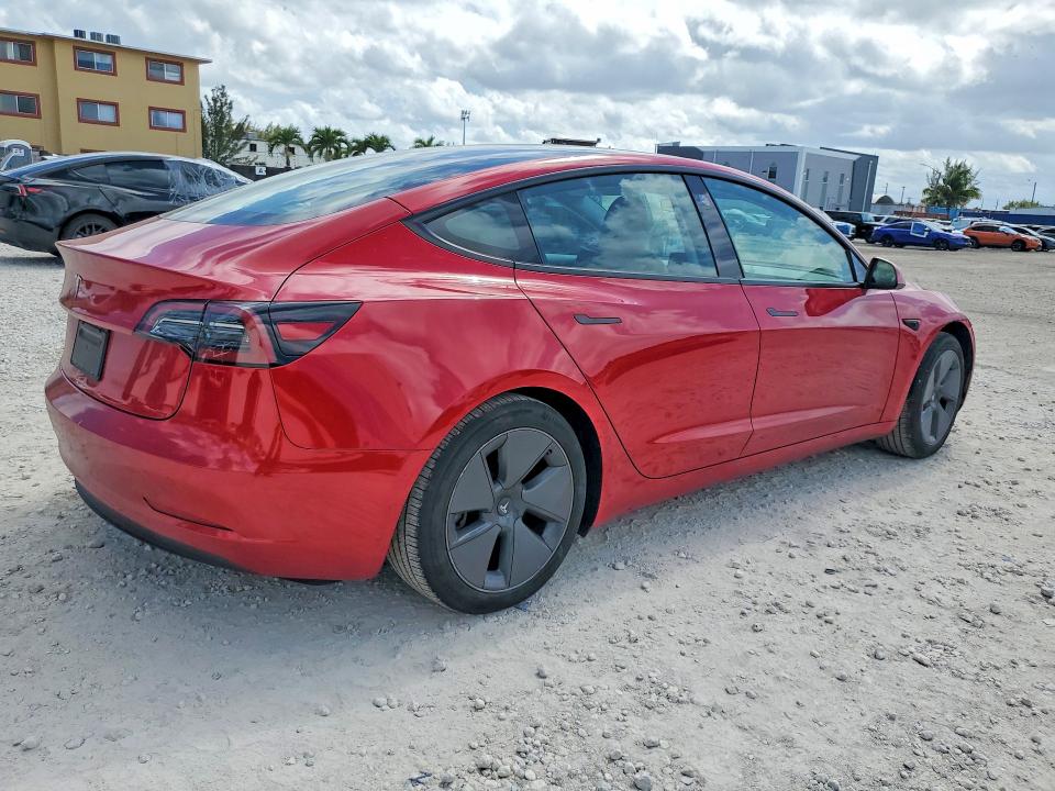 2023 Tesla Model 3 VIN 5YJ3E1EA3PF641662 COPART salvage auction — SIDE, FL - CERTIFICATE OF DESTRUCTION, sold $20 on 2026-07-07 (photo 3)