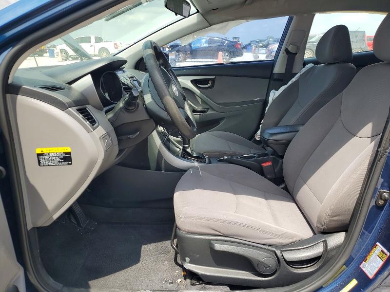 2016 Hyundai Elantra VIN KMHDH4AE0GU644916 COPART salvage auction — SIDE, Salvage Title, sold $600 on 2026-07-09 (photo 7)