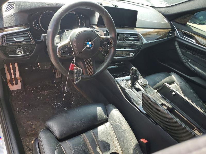 2019 BMW 5er VIN WBAJE5C59KWW39355 COPART salvage auction — WATER/FLOOD, Fl - Certificate Of Title (P), sold $8,900 on 2026-07-30 (photo 8)