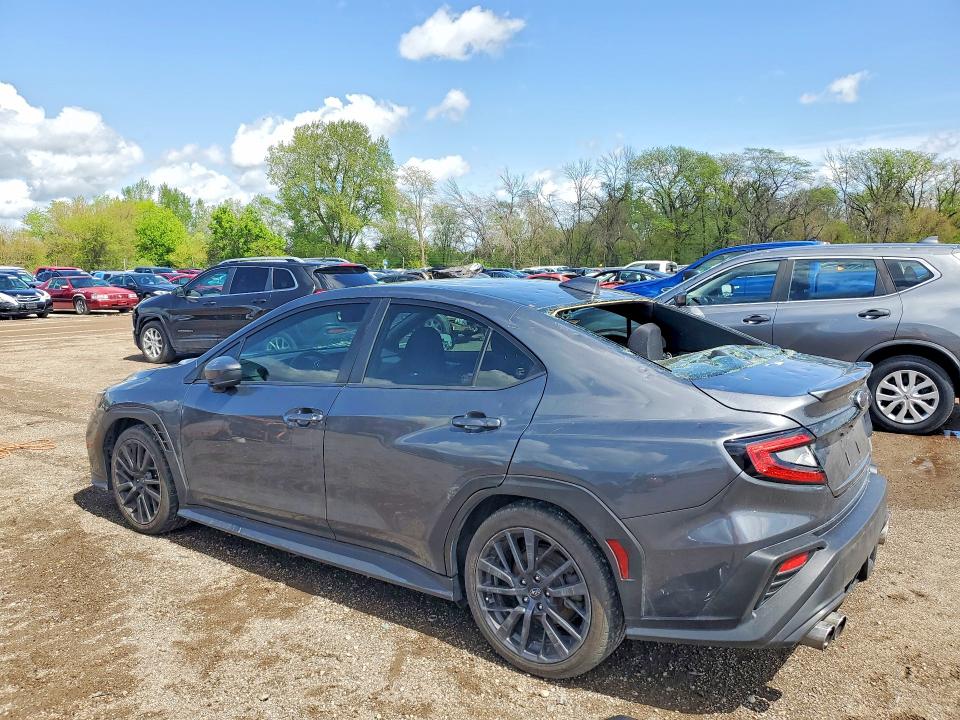 2022 Subaru Wrx VIN JF1VBAF60N9028701 COPART salvage auction — HAIL, Ia - Cert Of Title-Salvage Title, sold $12,300 on 2026-07-31 (photo 2)