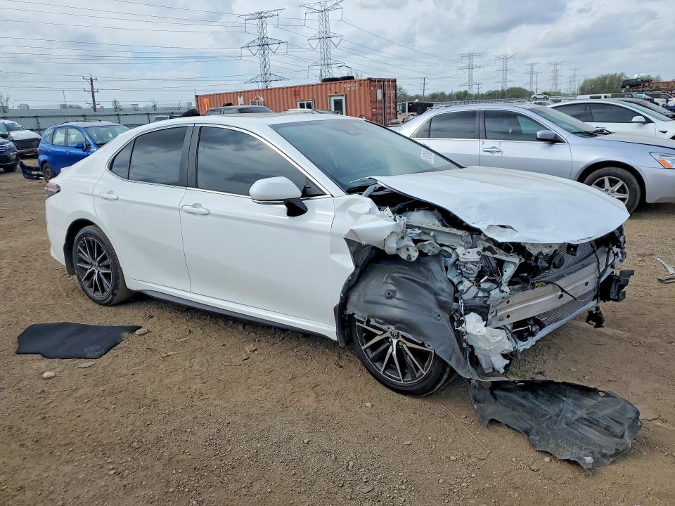 2024 Toyota Camry VIN 4T1G11AK7RU844698 COPART salvage auction — FRONT END, Il - Salvage Certificate, sold $7,100 on 2026-07-02 (photo 4)