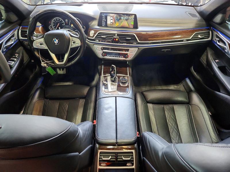 2017 BMW 7er VIN WBA7F2C58HG422064 COPART salvage auction — MECHANICAL, Oh - Certificate Of Title, sold $4,250 on 2026-07-28 (photo 8)