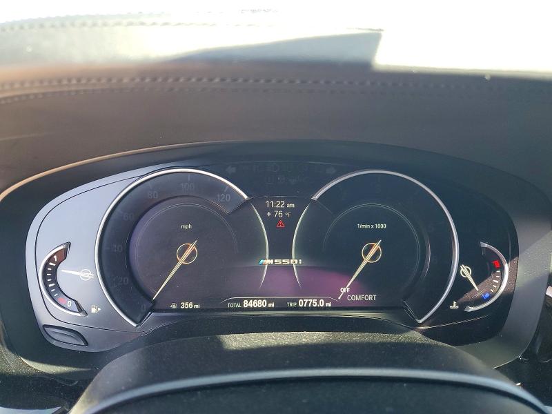 2018 BMW M5 VIN WBAJB9C53JB035595 COPART salvage auction — FRONT END, Nv - Salvage Title, sold $8,400 on 2026-07-02 (photo 9)