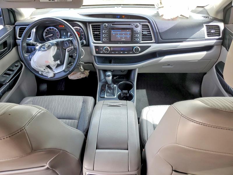 2014 Toyota Highlander VIN 5TDZKRFH4ES034725 COPART salvage auction — FRONT END, Nv - Salvage Title, sold $3,550 on 2026-07-28 (photo 8)