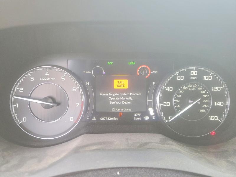 2020 Acura Rdx VIN 5J8TC2H78LL008787 COPART salvage auction — REAR END, Co - Public - Salvage Title, sold $4,600 on 2026-07-21 (photo 9)