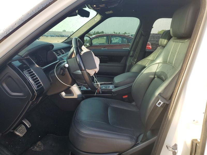 2021 Land rover RANGE ROVER VIN SALGS2RU4MA453556 COPART salvage auction — FRONT END, Tx - Salvage Vehicle Title, sold $23,200 on 2026-07-17 (photo 7)