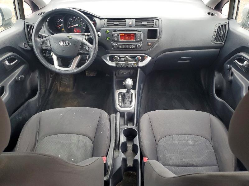 2014 Kia Rio VIN KNADM4A33E6416132 COPART salvage auction — FRONT END, Wy - Certificate Of Title, sold $750 on 2026-07-10 (photo 8)