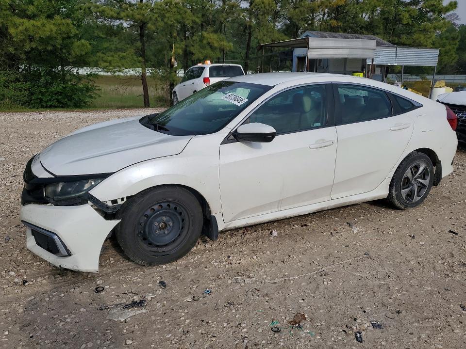 2020 Honda Civic VIN 2HGFC2F63LH511924 COPART salvage auction — FRONT END, Tx - Certificate Of Title, sold $3,100 on 2026-07-02 (photo 1)