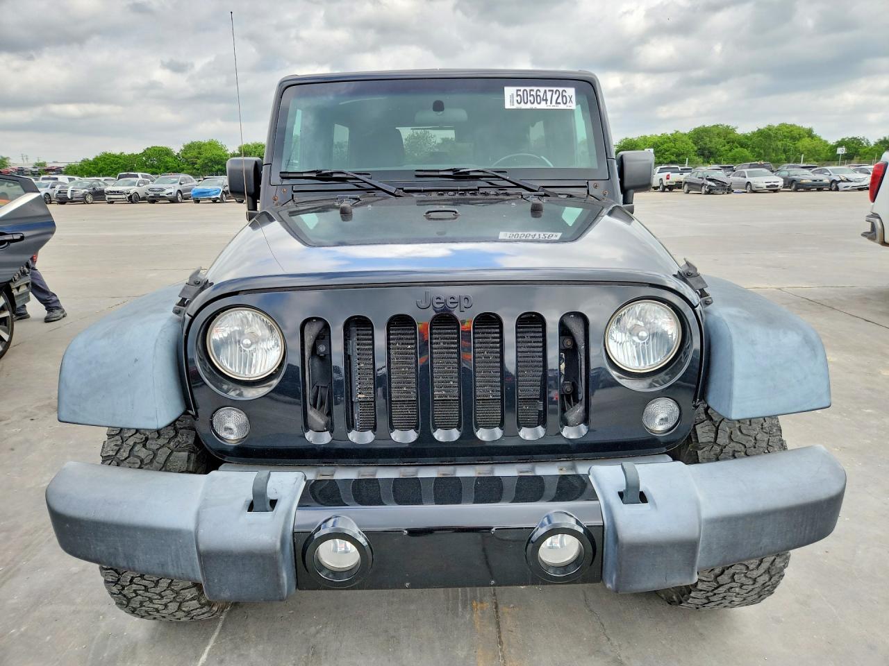 2016 Jeep Wrangler Unlimited VIN 1C4BJWDG7GL103053 COPART salvage auction — Normal Wear, TX - CERT OF TITLE-REBLT SLVG FLOOD (P), sold $7,900 on 2026-07-03 (photo 5)
