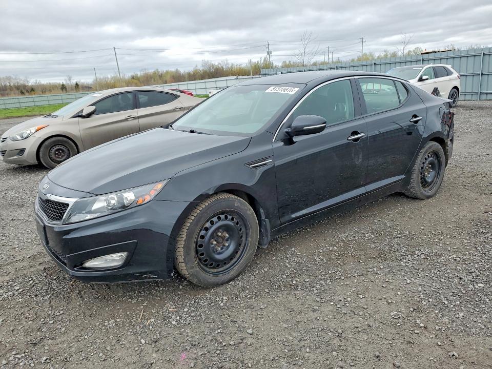 2013 Kia VIN KNAGN4A71D5418284 COPART salvage auction — REAR END, On - Permit Salvage, sold $1,050 on 2026-07-07 (photo 1)