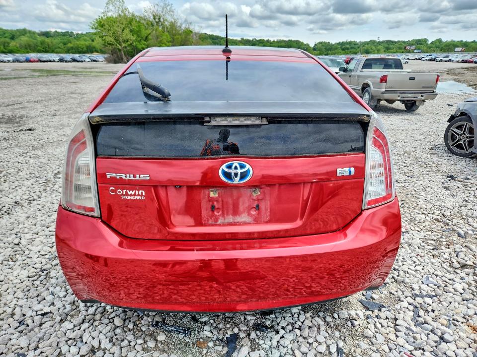 2012 Toyota Prius VIN JTDKN3DU5C1502039 COPART salvage auction — MINOR DENT/SCRATCHES, Il - Certificate Of Title, sold $1,850 on 2026-07-22 (photo 6)