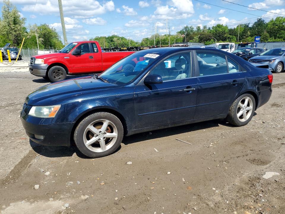 2007 Hyundai Sonata VIN 5NPET46C07H203215 COPART salvage auction — REAR END, MD - CERT OF SALVAGE > 75% DAMAGE, sold $400 on 2026-07-07 (photo 1)