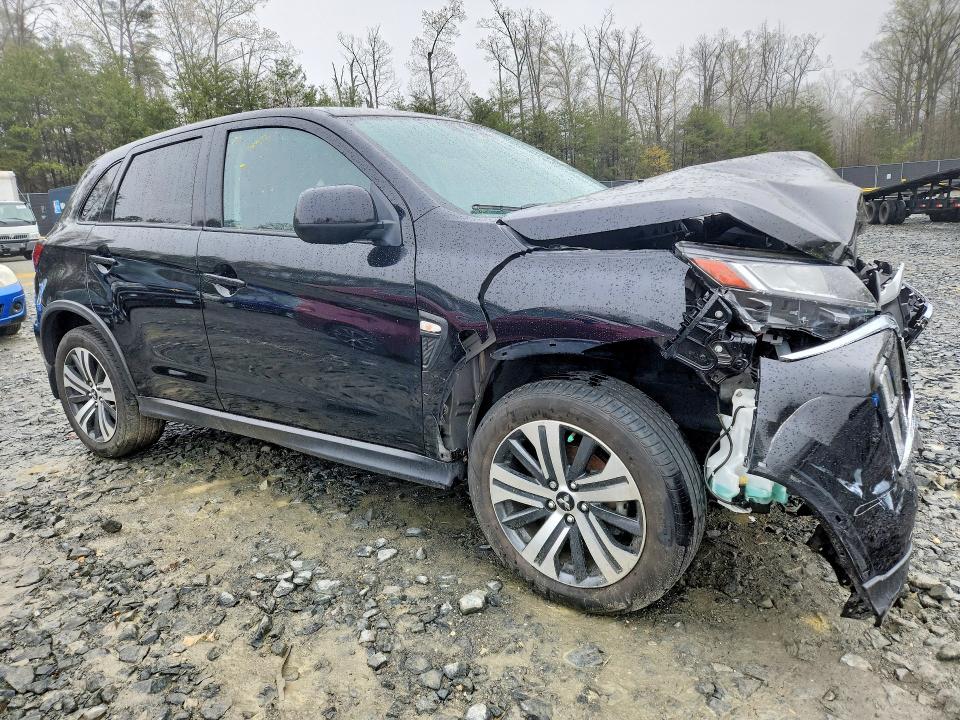 2022 Mitsubishi Outlander VIN JA4APUAU7NU016554 COPART salvage auction — FRONT END, Md - Cert Of Salvage > 75% Damage, sold $3,350 on 2026-07-10 (photo 4)