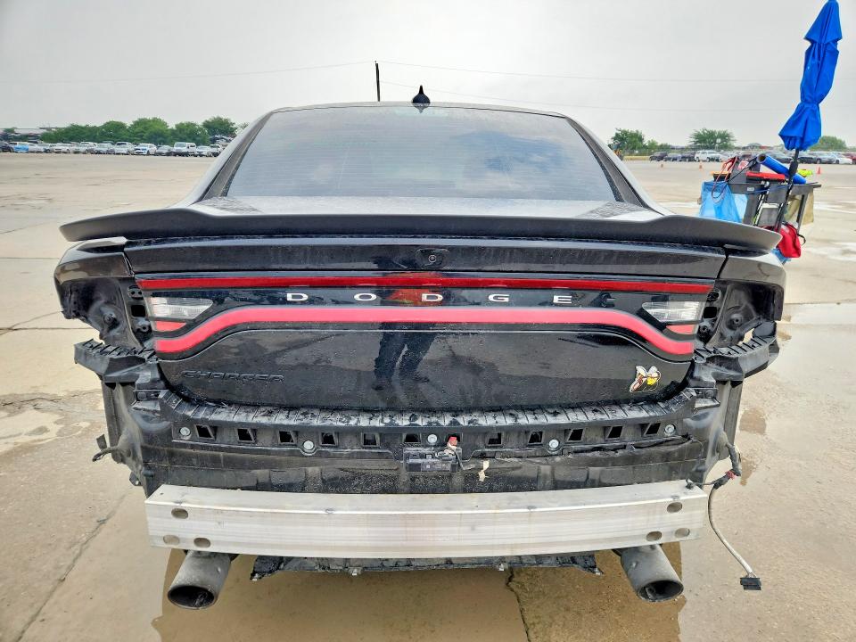 2022 Dodge Charger VIN 2C3CDXGJ7NH262341 COPART salvage auction — REAR END, Tx - Certificate Of Title, sold $23,700 on 2026-07-02 (photo 6)