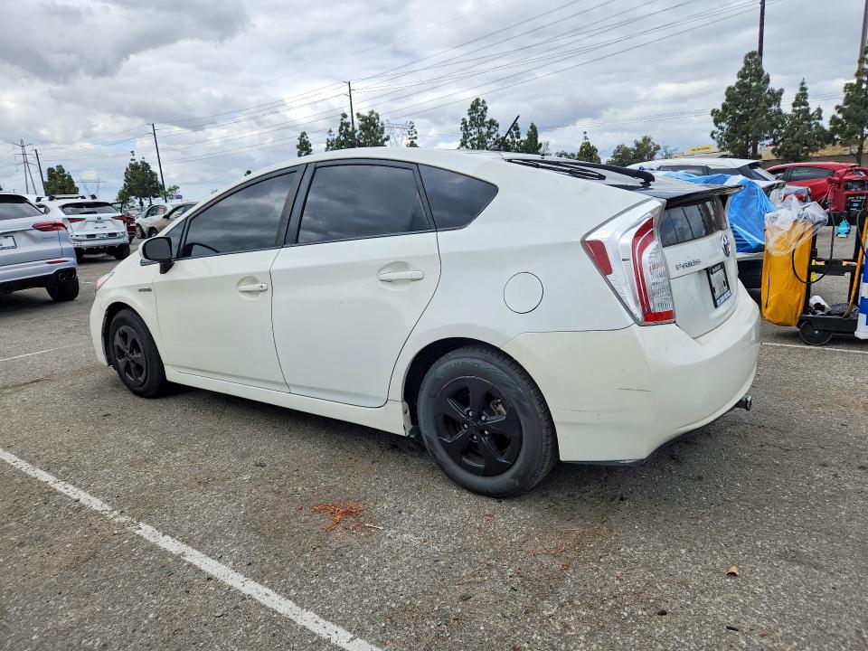 2015 Toyota Prius VIN JTDKN3DU1F0468644 COPART salvage auction — FRONT END, Ca - Salvage Certificate, sold $2,700 on 2026-07-30 (photo 2)