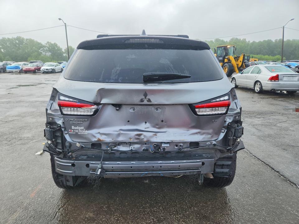 2021 Mitsubishi Outlander VIN JA4APVAU9MU011747 COPART salvage auction — REAR END, Wv - Salvage Certificate, sold $4,100 on 2026-07-09 (photo 6)