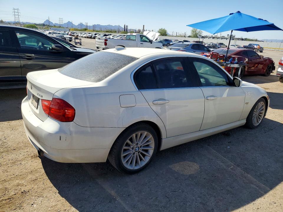 2011 BMW 3er VIN WBAPM5C50BE577847 COPART salvage auction — UNDERCARRIAGE, Id - Salvage Certificate Of Title, sold $875 on 2026-07-24 (photo 3)