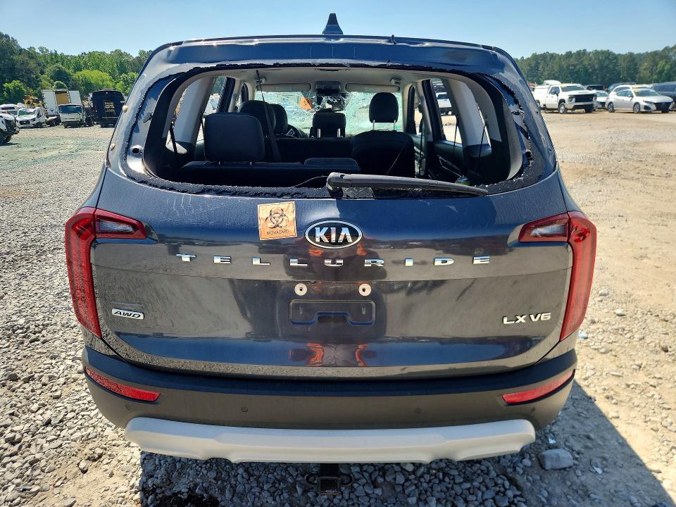 2021 Kia Telluride VIN 5XYP2DHC2MG106108 COPART salvage auction — MECHANICAL, Ms - Certificate Of Title (P), sold $5,900 on 2026-07-27 (photo 6)