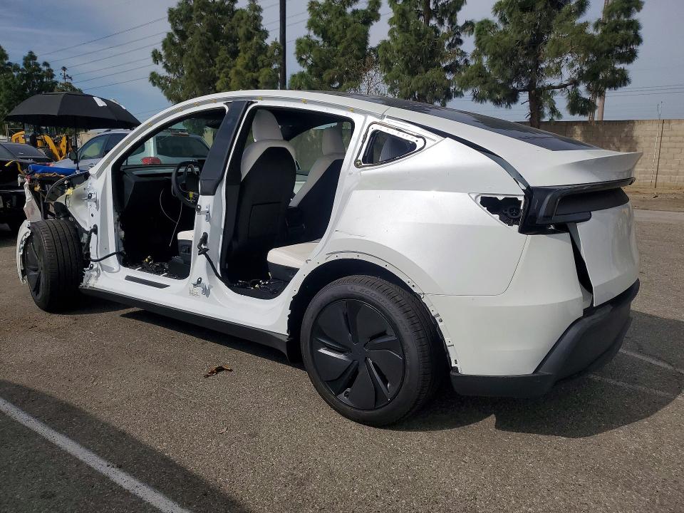 2026 Tesla Model y VIN 7SAYGDEDXTF580884 COPART salvage auction — FRONT END, Ca - Salvage Certificate, sold $18,000 on 2026-07-28 (photo 2)
