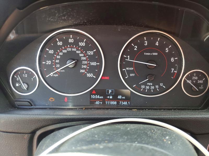 2018 BMW 3er VIN WBA8D9C56JEB35832 COPART salvage auction — FRONT END, Salvage Title, sold $1,650 on 2026-07-31 (photo 9)