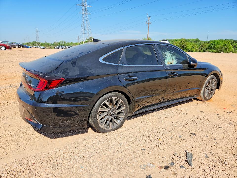 2020 Hyundai Sonata VIN 5NPEH4J21LH004703 COPART salvage auction — FRONT END, Nc - Salvage Certificate Of Title, sold $2,500 on 2026-07-13 (photo 3)