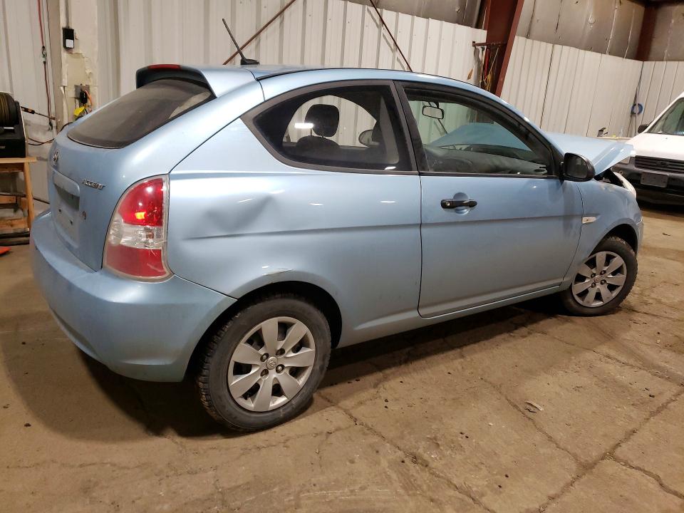 2009 Hyundai Accent VIN KMHCM36C59U130314 COPART salvage auction — FRONT END, Ak - Cert Of Veh Title-Reconstructe, sold $20 on 2026-07-21 (photo 3)