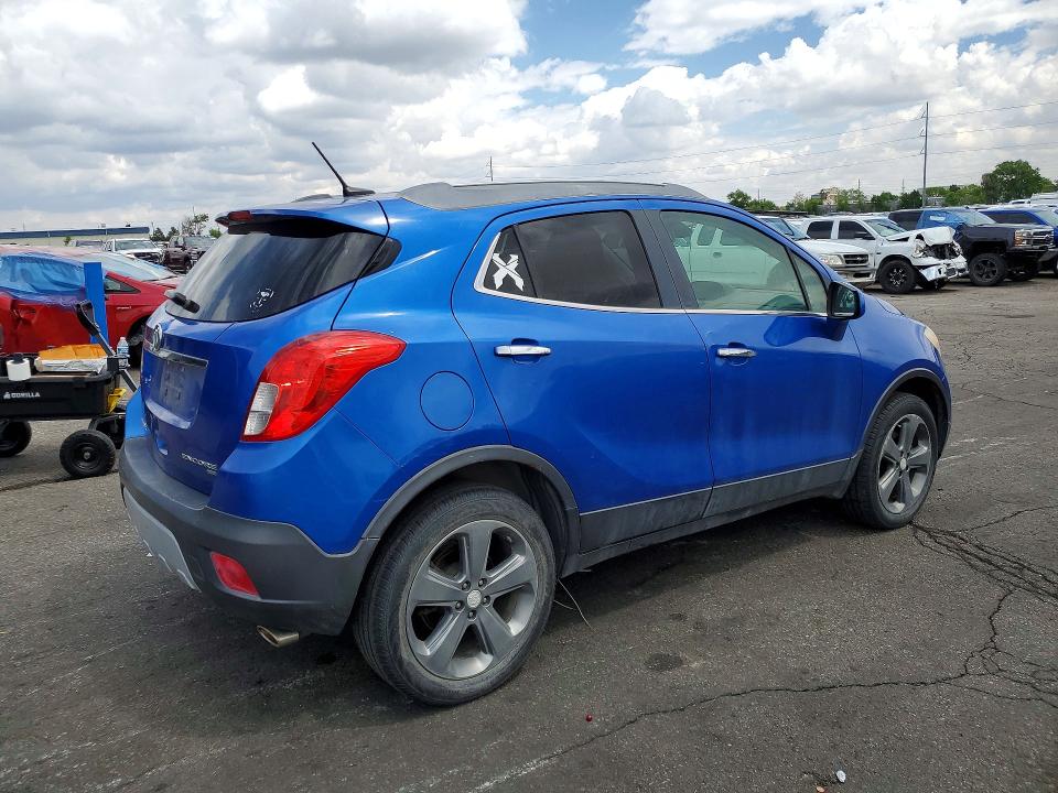 2013 Buick Encore VIN KL4CJGSB4DB153339 COPART salvage auction — FRONT END, Tx - Dealer Only Salvage Title, sold $675 on 2026-07-30 (photo 3)