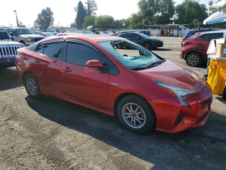 2016 Toyota Prius VIN JTDKARFU5G3513676 COPART salvage auction — VANDALISM, Ca - Salvage Certificate, sold $1,950 on 2026-07-14 (photo 4)