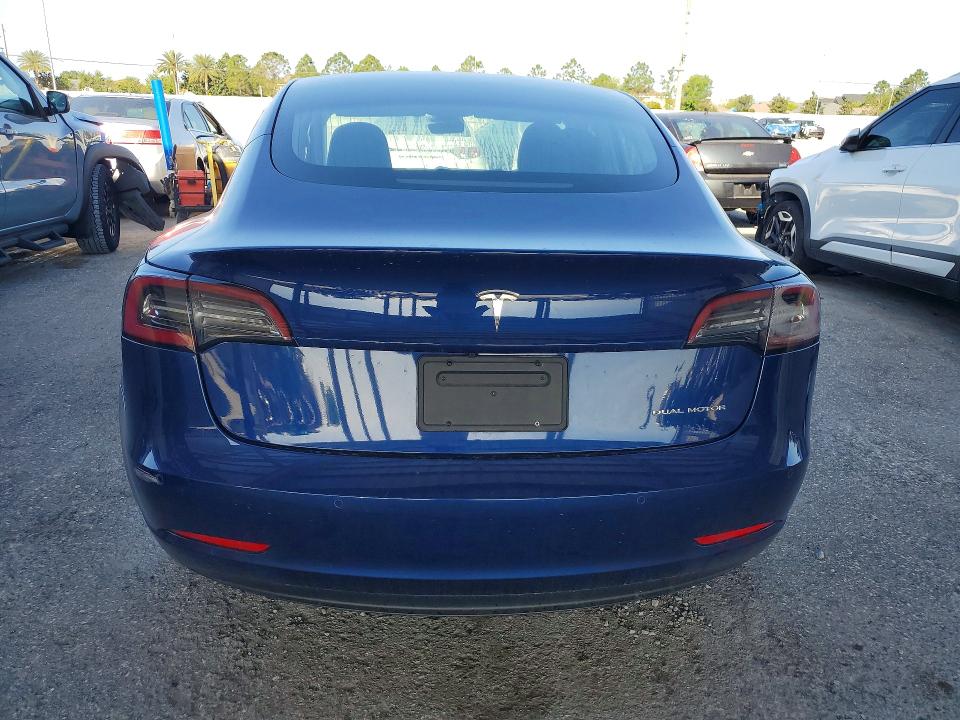 2020 Tesla Model 3 VIN 5YJ3E1EB9LF803104 COPART salvage auction — SIDE, FL, sold $3,750 on 2026-07-24 (photo 6)