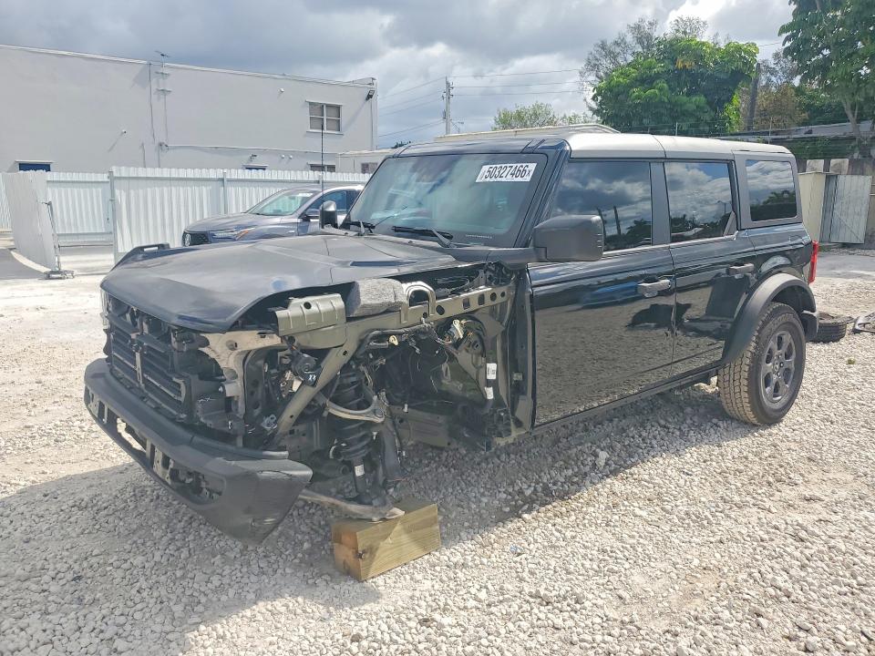 2025 Ford Bronco VIN 1FMDE7BH9SLB08077 COPART salvage auction — FRONT END, Fl - Cert Of Title Slvg Rebuildable, sold $21,100 on 2026-07-02 (photo 1)