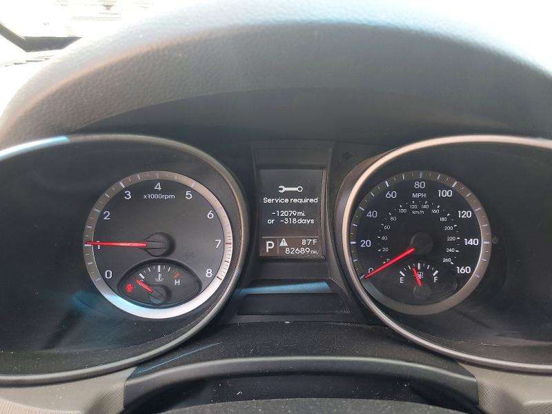 2015 Hyundai Santa fe VIN 5XYZTDLB4FG251187 COPART salvage auction — REAR END, Wv - Salvage Certificate, sold $1,950 on 2026-07-30 (photo 9)