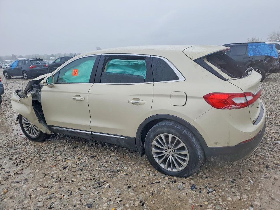 2016 Lincoln Mkx VIN 2LMPJ6KR6GBL32141 COPART salvage auction — FRONT END, MI - CERTIFICATE OF TITLE, sold $525 on 2026-07-02 (photo 2)