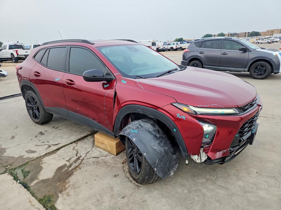 2024 Chevrolet Trax VIN KL77LKE26RC140428 COPART salvage auction — FRONT END, Tx - Salvage Vehicle Title, sold $6,700 on 2026-07-09 (photo 4)