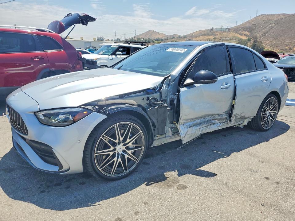2025 Mercedes-benz C-klasse VIN W1KAF8HB9SR252227 COPART salvage auction — SIDE, Ca - Salvage Certificate, sold $22,400 on 2026-07-09 (photo 1)