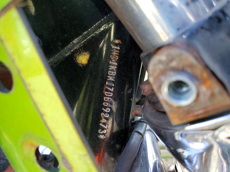 2013 Harley-davidson Flhx VIN 1HD1KBM17DB692473 COPART salvage auction — ALL OVER, Nc - Salvage Certificate Of Title, sold $30 on 2026-07-02 (photo 9)