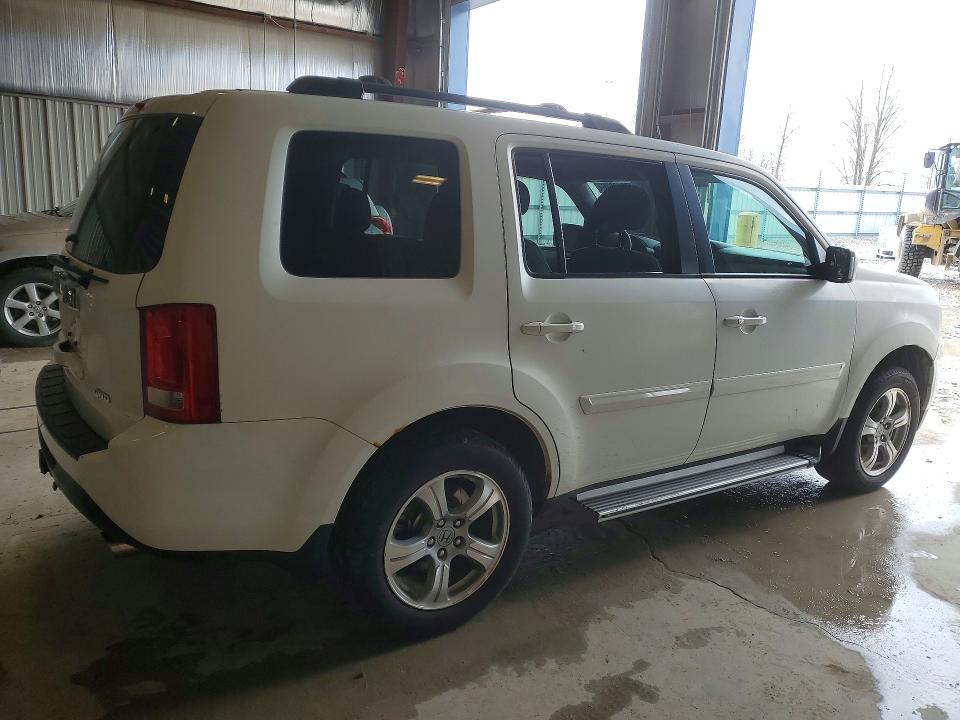 2013 Honda Pilot VIN 5FNYF4H42DB070056 COPART salvage auction — FRONT END, Wi - Junked Vehicle Bill Of Sale, sold $975 on 2026-07-06 (photo 3)
