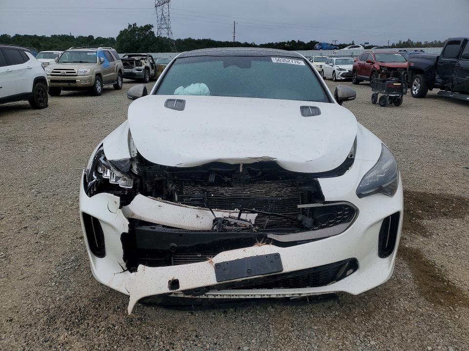 2022 Kia Stinger VIN KNAE45LC6N6101624 COPART salvage auction — FRONT END, Ca - Salvage Certificate, sold $5,400 on 2026-07-10 (photo 5)