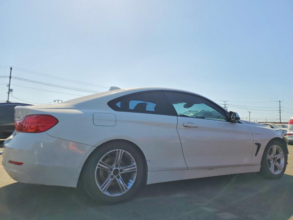 2014 BMW 4er VIN WBA3N7C55EK222024 COPART salvage auction — FRONT END, Ca - Salvage Certificate, sold $500 on 2026-07-29 (photo 3)