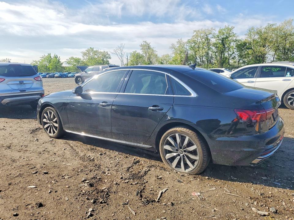 2021 Audi A4 VIN WAUBBAF44MA058712 COPART salvage auction — SIDE, Md - Cert Of Salvage > 75% Damage, sold $1,000 on 2026-07-30 (photo 2)