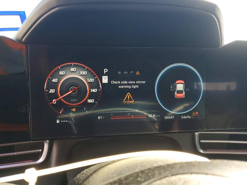 2024 Hyundai Elantra VIN KMHLP4DG1RU680371 COPART salvage auction — FRONT END, CA - SALVAGE CERTIFICATE, sold $5,400 on 2026-07-10 (photo 9)