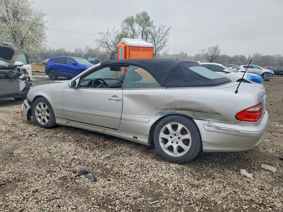 2003 Mercedes-benz Clk-klasse VIN WDBLK65G23T135773 COPART salvage auction — SIDE, MD - CERT OF SALVAGE > 75% DAMAGE, sold $400 on 2026-07-02 (photo 2)