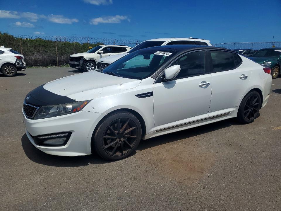 2013 Kia Optima VIN 5XXGR4A66DG206619 COPART salvage auction — FRONT END, Hi - Certificate Of Title, sold $25 on 2026-07-27 (photo 1)