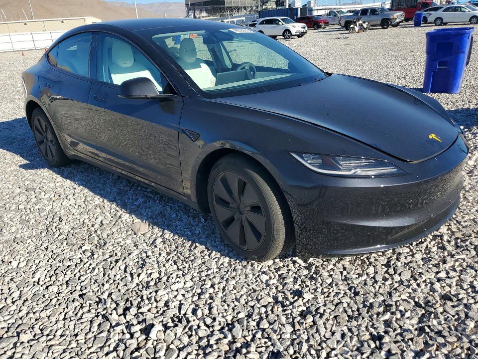 2024 Tesla Model 3 VIN 5YJ3E1EA1RF830717 COPART salvage auction — FRONT END, Nv - Salvage Title, sold $13,100 on 2026-07-22 (photo 4)