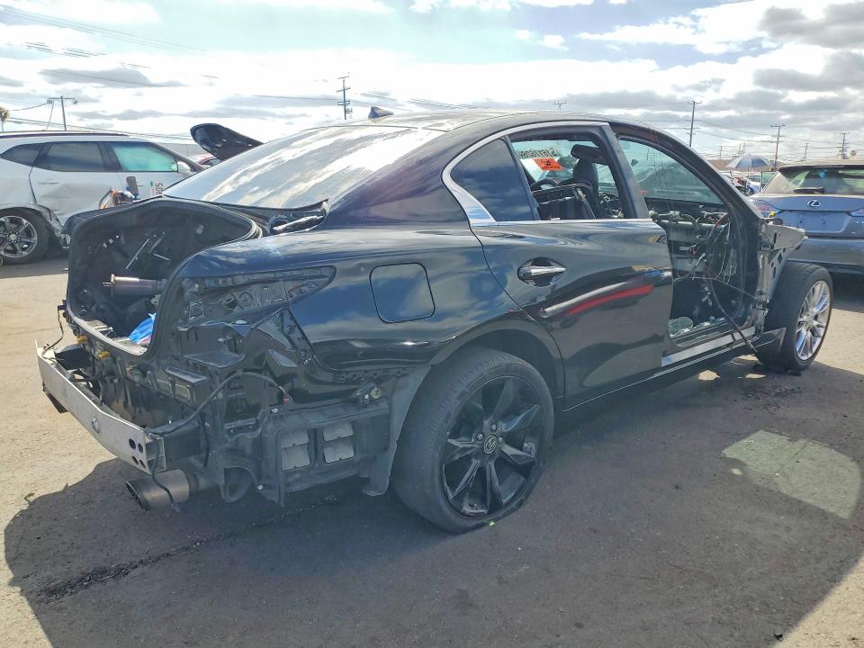 2018 Infiniti Q50 VIN JN1FV7APXJM640133 COPART salvage auction — VANDALISM, CA - SALVAGE CERTIFICATE, sold $625 on 2026-07-29 (photo 3)