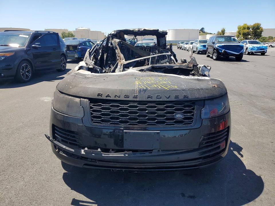 2020 Land rover RANGE ROVER VIN SALGS2SE5LA569706 COPART salvage auction — INTERIOR BURN, Ca - Non-Repairable Vehicle Cert, sold $525 on 2026-07-20 (photo 5)