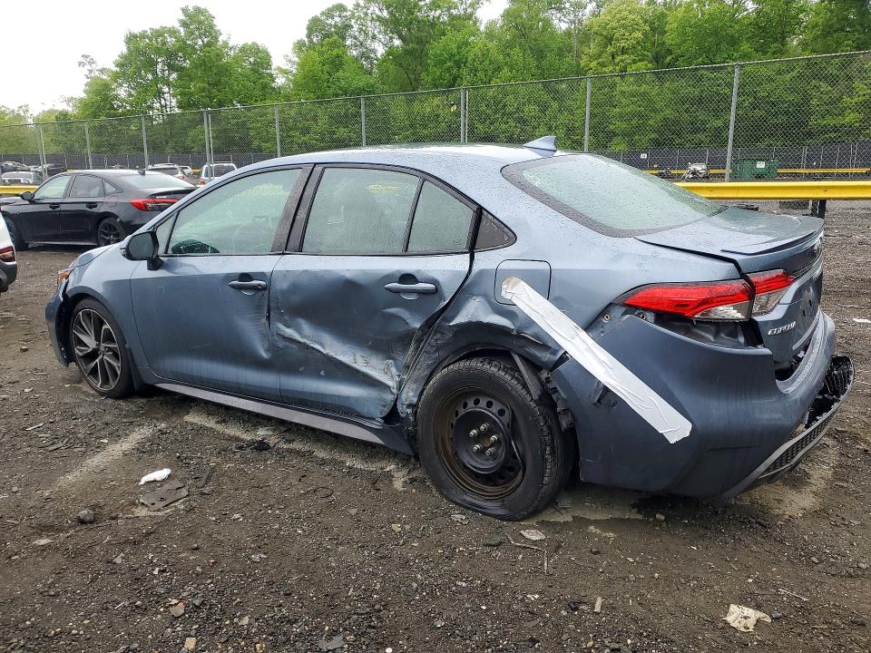 2020 Toyota Corolla VIN 5YFS4RCE4LP031917 COPART salvage auction — SIDE, Md - Cert Of Salvage < 75% Damage, sold $1,650 on 2026-07-21 (photo 2)