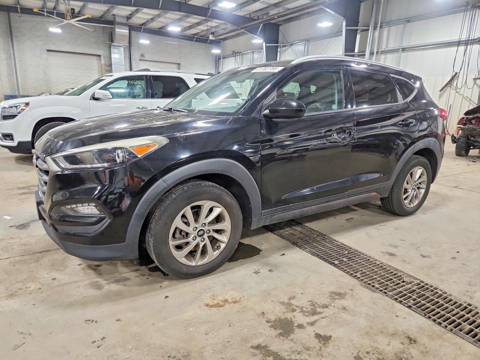 2016 Hyundai Tucson VIN KM8J3CA48GU101302 COPART salvage auction — VANDALISM, Mn - Cert Of Title-Prior Salvage, sold $2,550 on 2026-07-14 (photo 1)