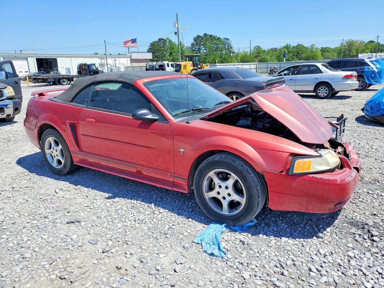 2001 Ford Mustang VIN 1FAFP44461F159426 COPART salvage auction — Front End, AL - CERT OF TITLE-SALVAGE TITLE, sold $300 on 2026-06-25 (photo 4)